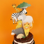 Picture of Cake toppers (large) - Safari