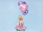 Μπαλόνι Foil σε σχήμα Καρδιά - Ροζ (61εκ)