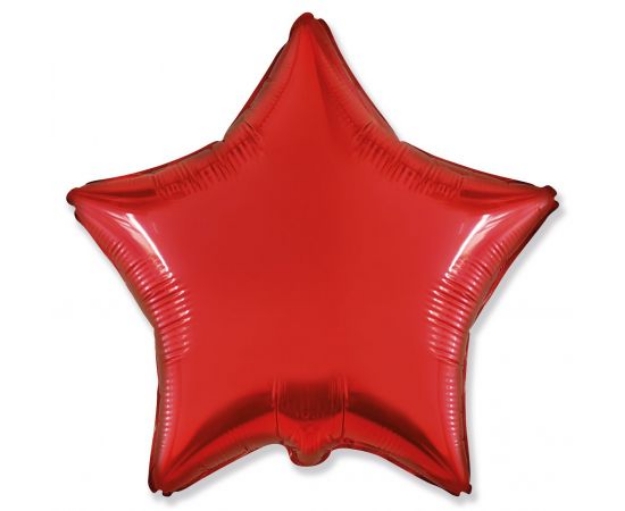 Μπαλόνι foil Aστέρι - Κόκκινο (48εκ)