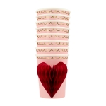 Χάρτινα ποτήρια με καρδιά 3D (8τμχ) (Meri Meri) 