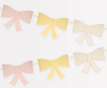 Picture of 3d Paper Bow Garland (Meri Meri) 