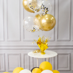 Picture of Latex balloons stand kit - Gold (~70-80cm)