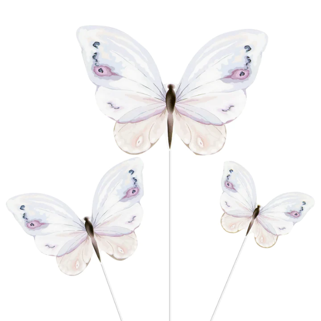 Picture of Cake toppers butterflies DIY 9 pcs.