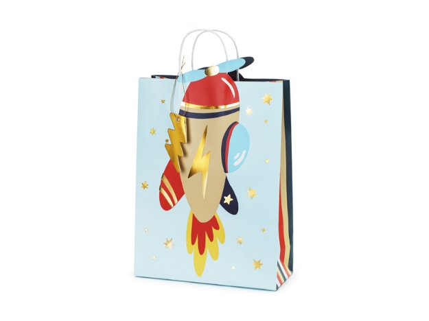 Picture of Gift bag , Airplane 10x24x32 cm, (1pc)