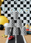 Picture of Paper cups - Checkered flag (6pcs)