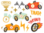 Picture of Temporary tattoos Cars (11pcs)