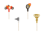 Picture of Cupcake toppers  - Racing car (4pcs)