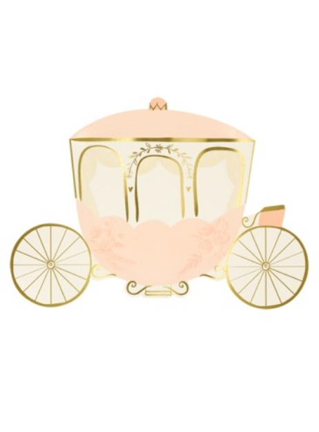 Picture of Princess Carriage Plates (x 8) (Meri Meri)