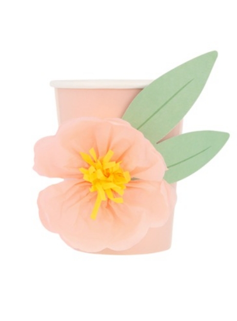 Picture of Paper Flower Cups (x 8) (Meri Meri)