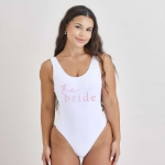 Picture of The Bride swimsuit (White & Pink) 