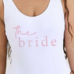 Picture of The Bride swimsuit (White & Pink) 