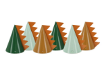 Picture of Party hats - Dino Fun (6pcs)