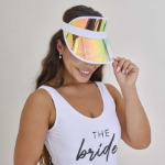 Picture of Holographic visor hat - Bride 