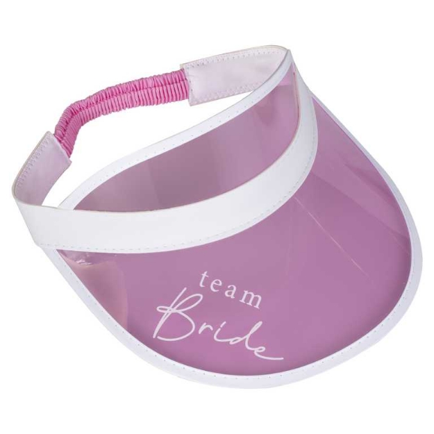 Picture of Pink visor hat - Team bride 