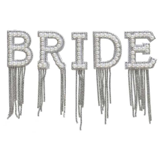 Picture of Bride stickers with embellished tassels