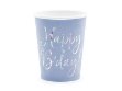 Εικόνα της Χάρτινα ποτήρια - Happy B'day laventer blue (6τμχ)