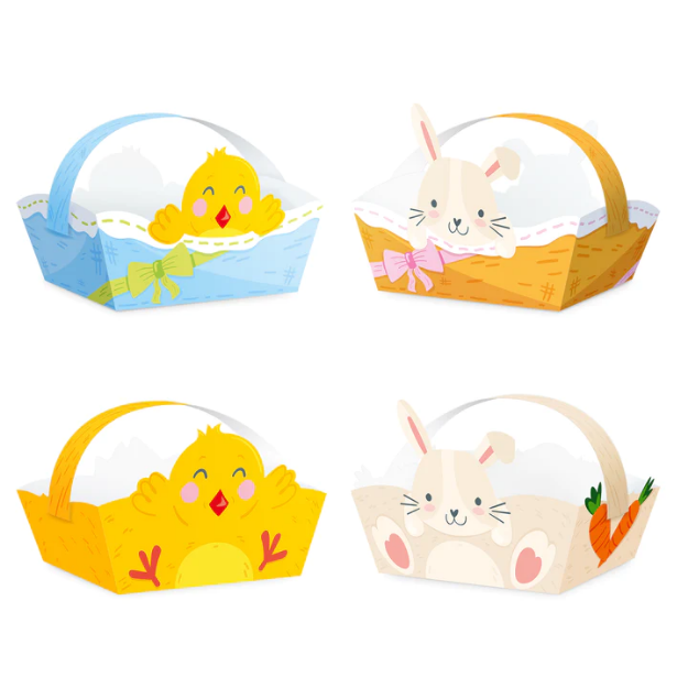 Picture of Paper baskets - Easter (4pcs)