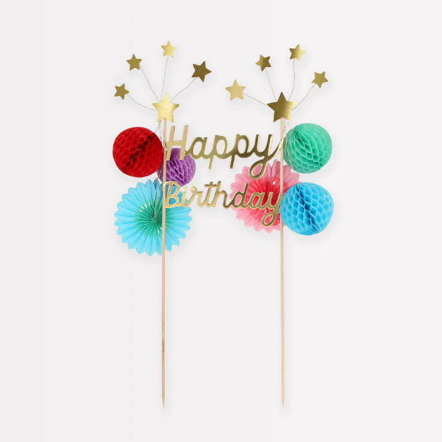 Picture of Cake topper - Happy birthday (Meri Meri)