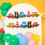 Picture of Foil balloon garlands - Cars (2pcs)