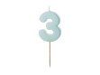 Picture of Birthday candle numeral 3, mint
