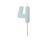 Picture of Birthday candle numeral 4, mint