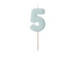 Picture of Birthday candle numeral 5, mint