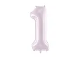 Picture of Foil Balloon Number "1", 72cm, lilac