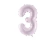 Picture of Foil Balloon Number "3", 72cm, lilac