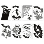 Picture of Window decoration stickers - Spooky (20pcs)