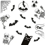 Picture of Window decoration stickers - Spooky (20pcs)