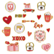 Εικόνα της Αυτοκόλλητα Valentines (18τμχ)