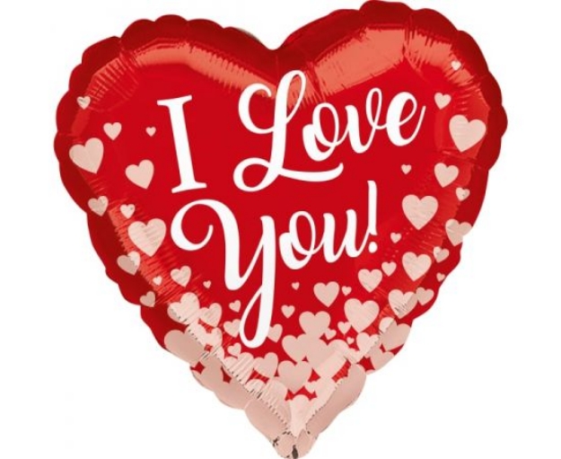 Picture of Heart Foil Balloon - I love you (43cm)