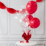 Picture of Balloon weight red with balloon sticks (~70-80cm)