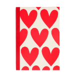 Picture of A5 notebook - Red hearts