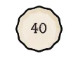 Picture of Side paper plates - Hello 40 (6pcs)