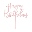 Εικόνα της Διακοσμητικό τούρτας - Happy Birthday ροζ χρυσό