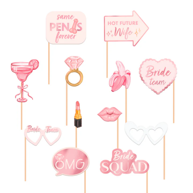 Photo Booth - Bride to be (12τμχ)