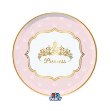Picture of Side paper plates - Princess crown (6pcs)