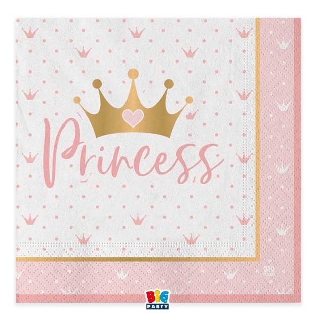 Χαρτοπετσέτες - Princess (20τμχ)  