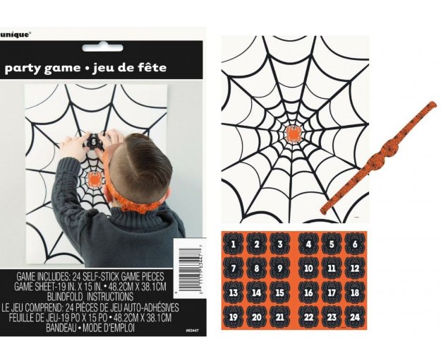 Picture of Party game kit - Pin the spider (24 players)