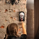 Κουδούνι Halloween με τρομακτικούς ήχους - Σκελετός
