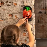 Picture of Halloween doorbell with scary sounds - Pumpkin