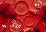 Picture of Paper napkins - Striped Bow (12pcs)