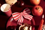 Picture of Paper napkins - Striped Bow (12pcs)