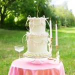 Picture of Cake toppers - Pink bows DIY (10 pcs)