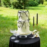 Picture of Cake toppers - Black bows DIY (10 pcs)