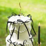 Picture of Cake toppers - Black bows DIY (10 pcs)