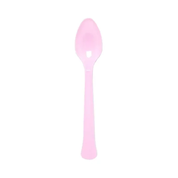 Picture of Plastic spoons (24pcs) - Marshmallow (16cm)