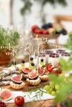 Ξύλινα διακοσμητικά για κεράσματα με διατροφικές προτιμήσεις