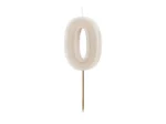 Picture of Candle number 0 white